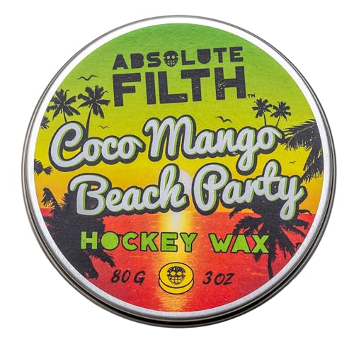 Absolute Filth - Hockeywachs - Premium Hockeyschlägerwachs für maximalen Halt & Schutz (Coco Mango Beach Party) von Absolute Filth