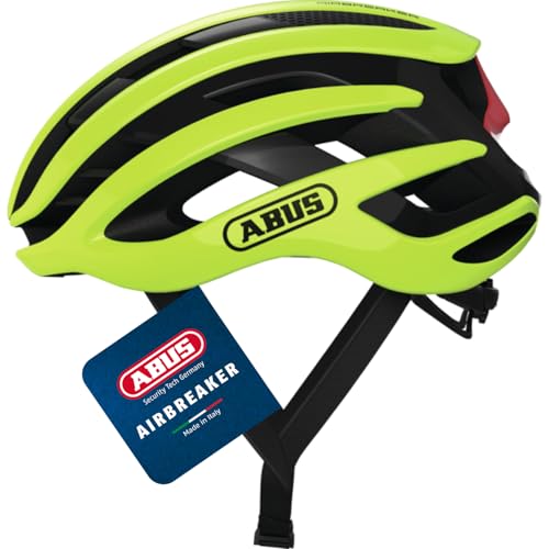 ABUS AIRBREAKER Rennradhelm - High-End Fahrradhelm für den professionellen Radsport - Unisex, für Damen und Herren - 81737 - Gelb, Größe S ABUS AIRBREAKER Rennradhelm - High-End Fahrradhelm für den professionellen Radsport - Unisex, für Damen und Herren - 81737 - Gelb, Größe S von ABUS