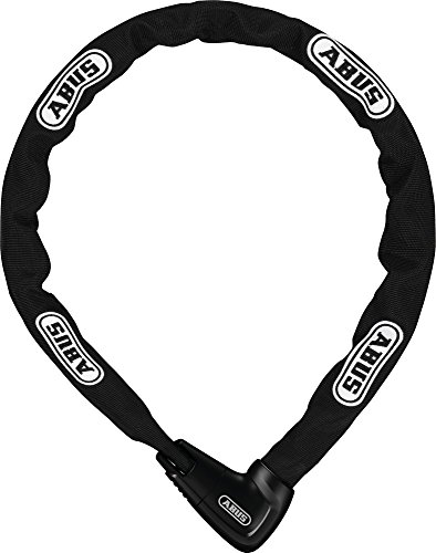 ABUS Kettenschloss Steel-O-Chain 9809 – Fahrradschloss aus gehärtetem Stahl – ABUS-Sicherheitslevel 12 – 140 cm – Schwarz von ABUS