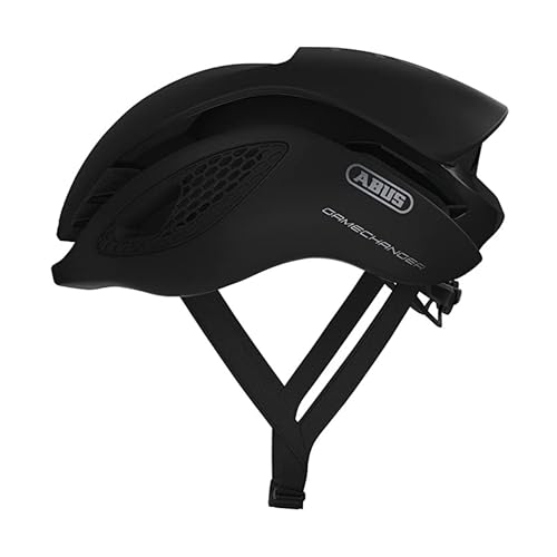 ABUS Rennradhelm GameChanger - Aerodynamischer Fahrradhelm mit optimalen Ventilationseigenschaften für Damen und Herren - Schwarz Matt, Größe L von ABUS