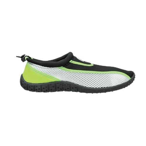 Abysstar Unisex – Erwachsene Schuhe aus Neopren Ocean B&w, Weiß, Schwarz, Grün, 38 von ABYSSTAR