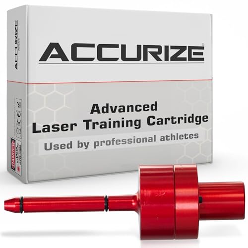 Accurize Advanced Laser Training Cartridge für .22lr/.223/ 9mm/ .308/ .45ACP/ 6,5 mm/ .177 – Hält 30000 Schuss und feuert jedes Mal genau von Accurize