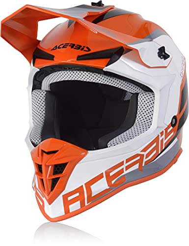 Acerbis Motocross-Helm Linear Orange Gr. L von Acerbis