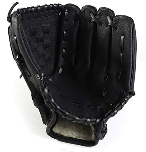 Acidea Baseball Handschuhe Baseball Glove Batting Softball Handschuhe für Kinder Erwachsene Sport & Outdoor, 12,5 Zoll, Schwarz von Acidea