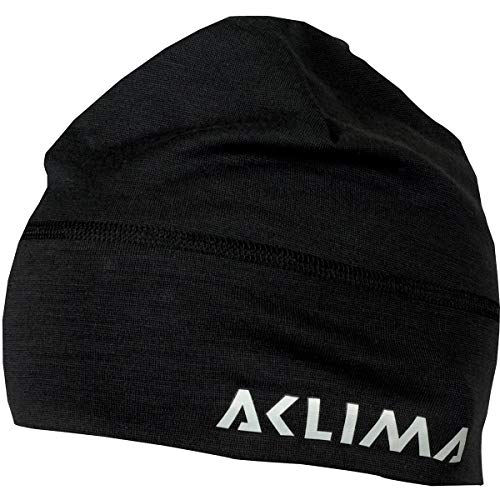 Aclima LightWool Beanie-Mütze schwarz von Aclima