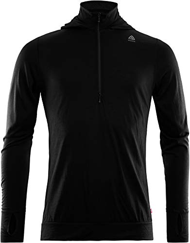 Aclima LightWool Hoodie Herren schwarz von Aclima