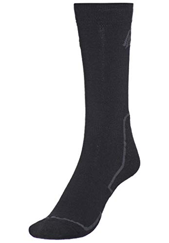 Aclima Trekking Socks Jet Black, Schuhgröße EU 36-39 Socken von Aclima
