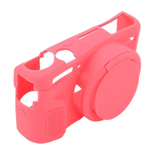 Acouto Weiche Schutzhülle für die G7X2-Kamera mit Abnehmbarer Objektivabdeckung, Kompatibel mit G7X2, aus Silikon (Rosa) von Acouto
