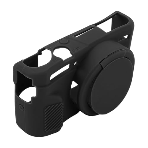 Acouto Weiche Schutzhülle für die G7X2-Kamera mit Abnehmbarer Objektivabdeckung, Kompatibel mit G7X2, aus Silikon (Black) von Acouto
