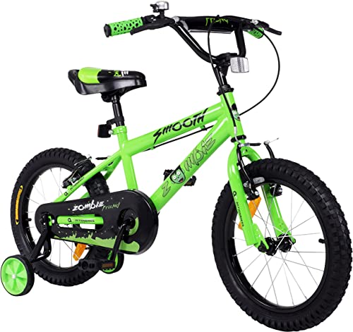 Actionbikes Kinderfahrrad Zombie 12 Zoll - Jungen & Mädchen - Ab 2-5 Jahren - V-Brake Bremse - Kettenschutz - Fahrräder - Kinder Fahrrad - Laufrad - BMX - Kinderrad (Zombie 12 Zoll) von Actionbikes Motors