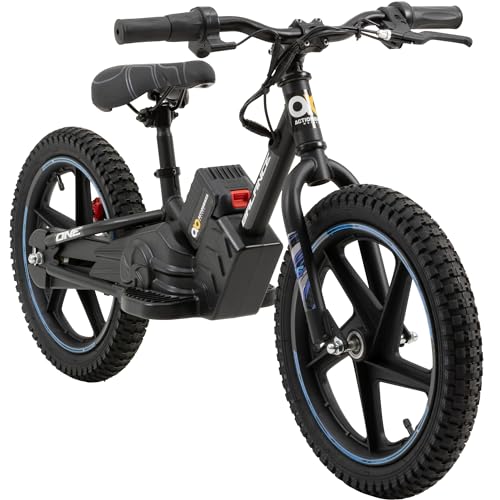 Actionbikes Motors Kinder Balance Bike | 16 Zoll - 250 Watt - Laufrad mit Scheibenbremsen - 21V 5.4 Ah - Kinder Fahrrad - Kinderfahrzeug - Spielzeug ab 3 Jahren (16 Zoll Blau) von Actionbikes Motors