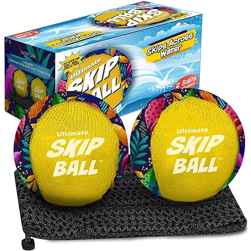 Activ Life Der ultimative Skip-Ball: Sommerspaß garantierter Wasser-Hüpfball, EIN unverzichtbarer Begleiter für alle Altersgruppen, 2er-Pack, Dschungel von Activ Life
