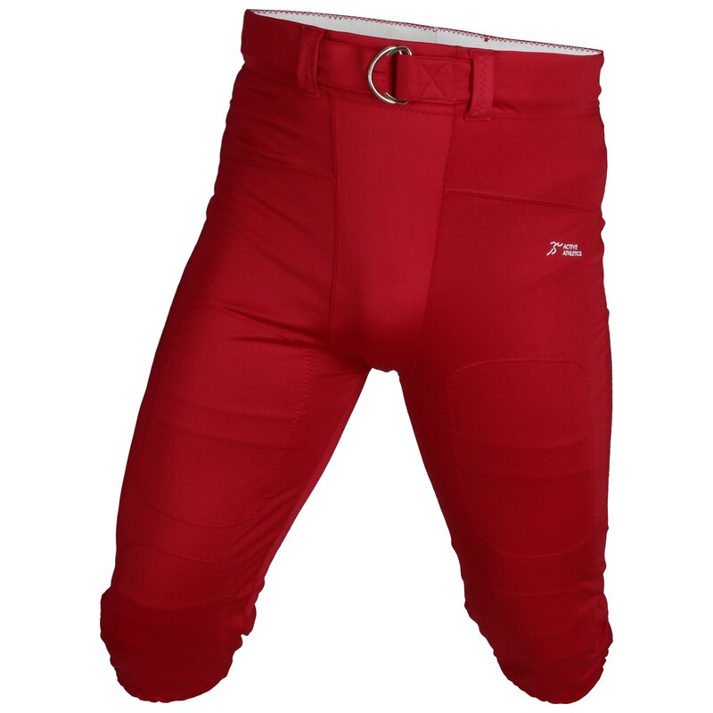 Active Athletics Elite Gamepants No Fly ( mit breitem Gürtel) - rot Gr. XL von Active Athletics