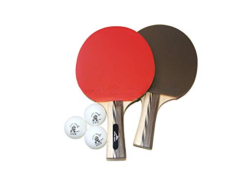 Active Touch Hochwertiges Tischtennis Schläger Set aus Holz mit Schlägertasche (Holz) von Active Touch
