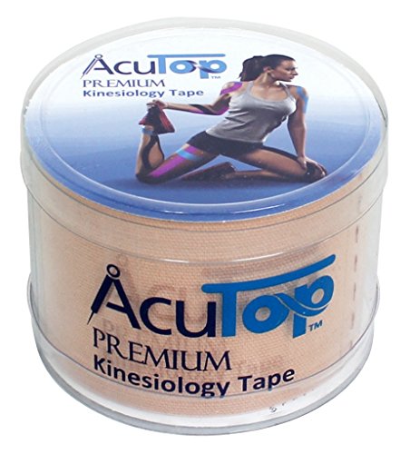 AcuTop Premium Kinesiology Tape, 5 cm x 5 m, beige von AcuTop