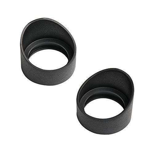 Acxico Augenschutz für Fernglas-Mikroskop-Okulare, Gummi, für 32–35 mm, 2 Stück von Acxico