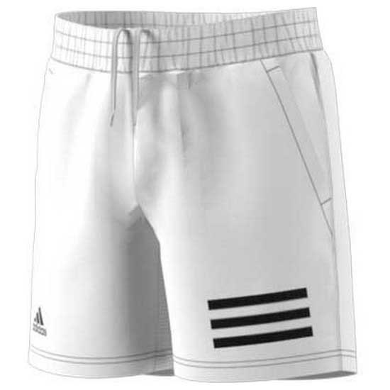 Adidas Badminton Club 3 Stripes Shorts Weiß 7-8 Years Junge von Adidas Badminton