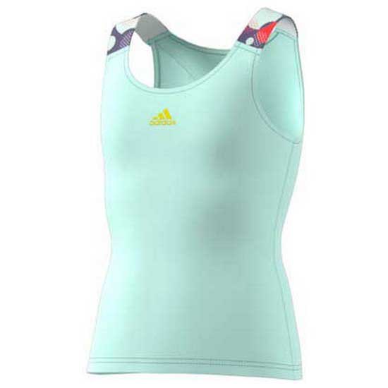 Adidas Badminton Keyhole Sleeveless T-shirt Grün 13-14 Years Junge von Adidas Badminton