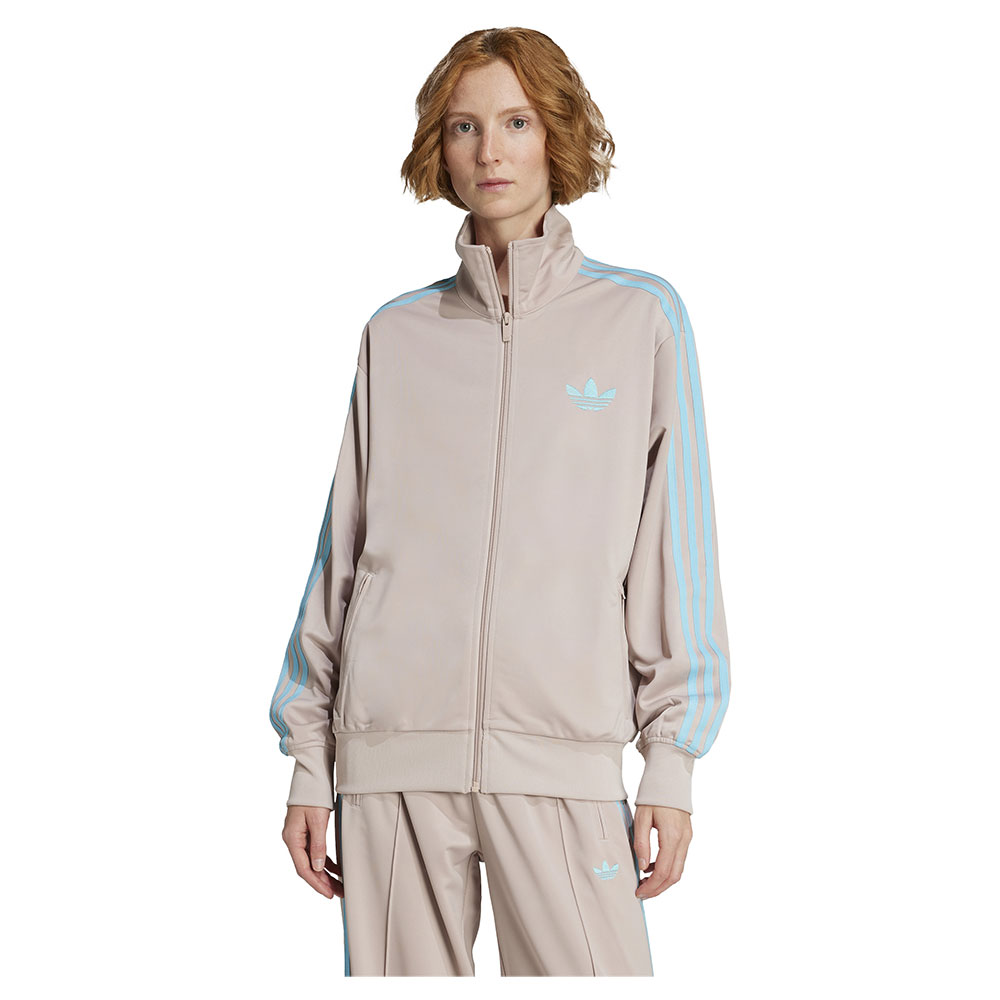 Adidas Originals Adicolor Classic Firebird Loose Tracksuit Jacket Beige L Frau von Adidas Originals
