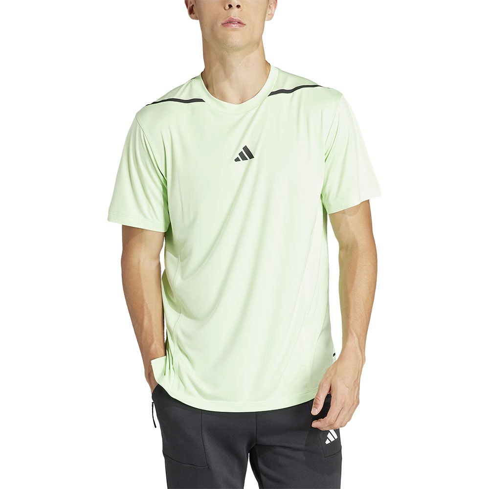 Adidas Designed For Training Adistrong Workout Short Sleeve T-shirt Grün 2XL Mann von Adidas