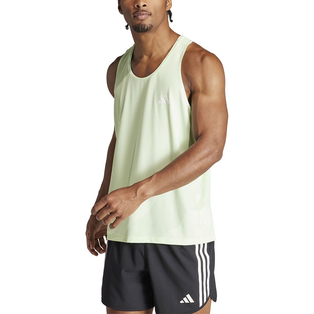 Adidas Own The Run Base Sleeveless T-shirt Grün 2XL / Regular Mann von Adidas