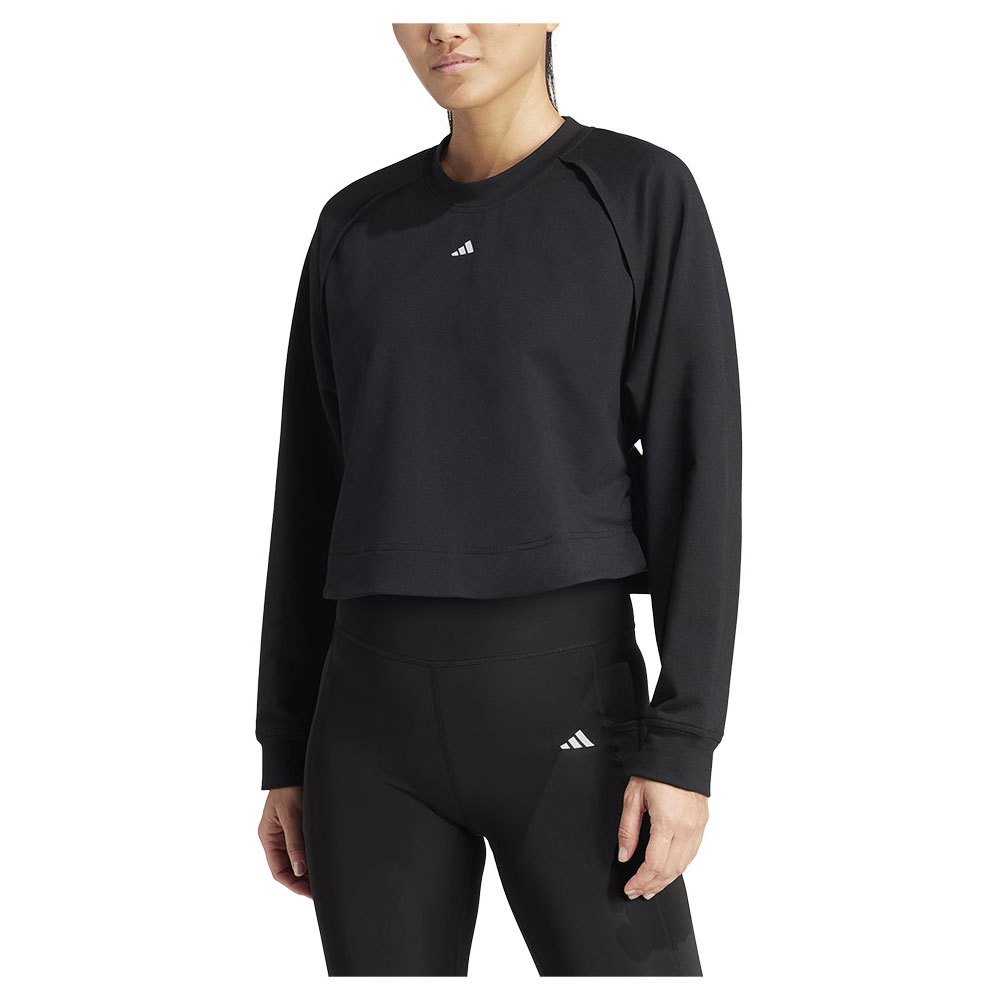 Adidas Power Cover Up Sweatshirt Schwarz S / Regular Frau von Adidas