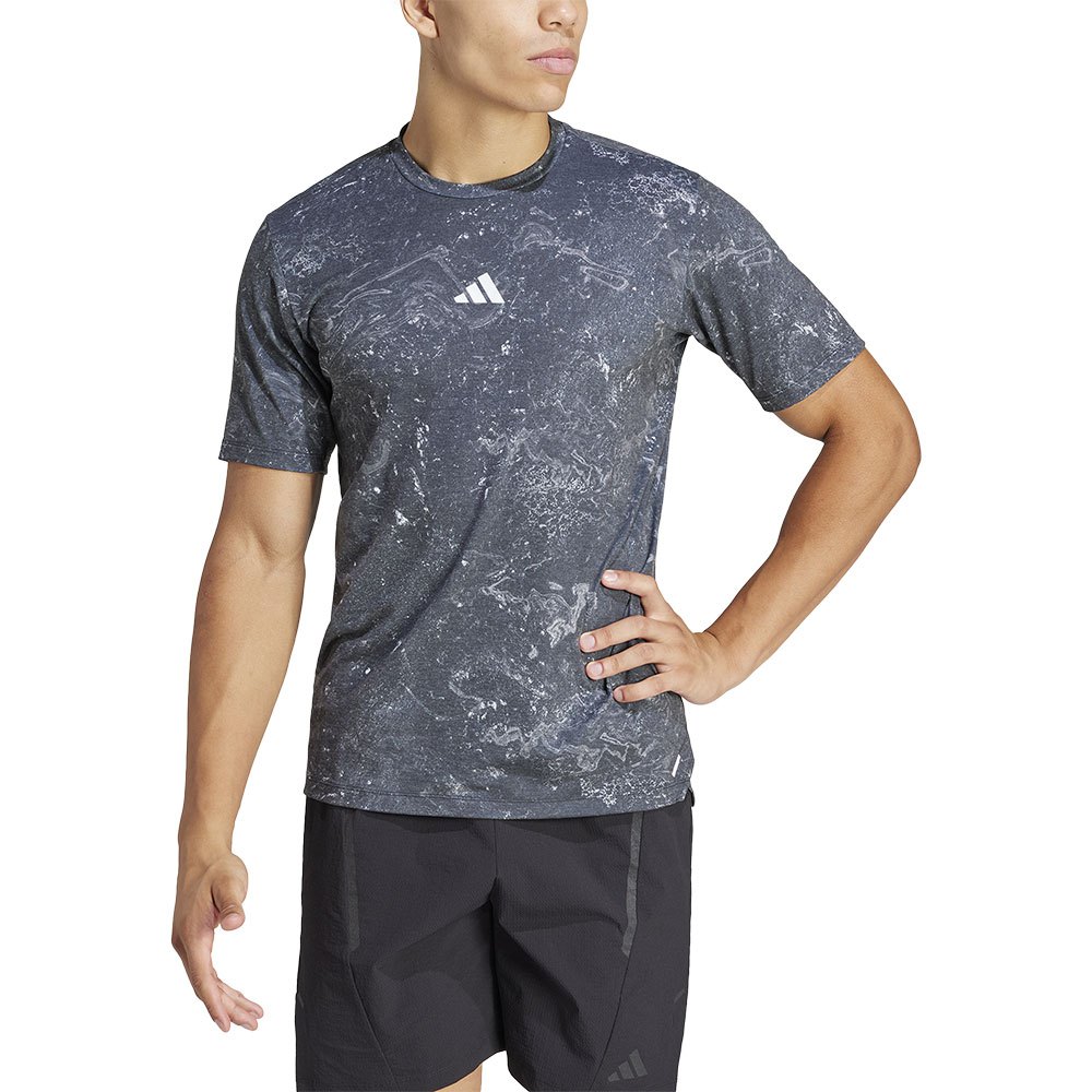 Adidas Power Workout Short Sleeve T-shirt Grau S Mann von Adidas