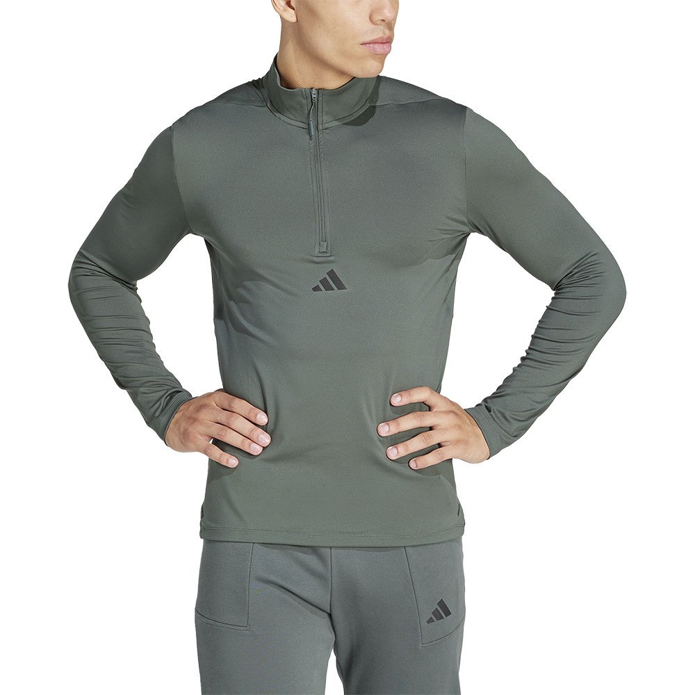Adidas Workout Half Zip Sweatshirt Grün 2XL Mann von Adidas