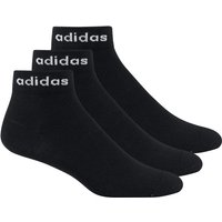 3er Pack adidas Non-Cushioned Ankle Socken black/white 37-39 von adidas performance