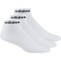 3er Pack adidas Non-Cushioned Ankle Socken white/black 40-42 von adidas performance