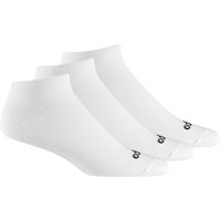 3er Pack adidas Thin Linear Low-Cut Socken 000 - white/black 40-42 von adidas performance