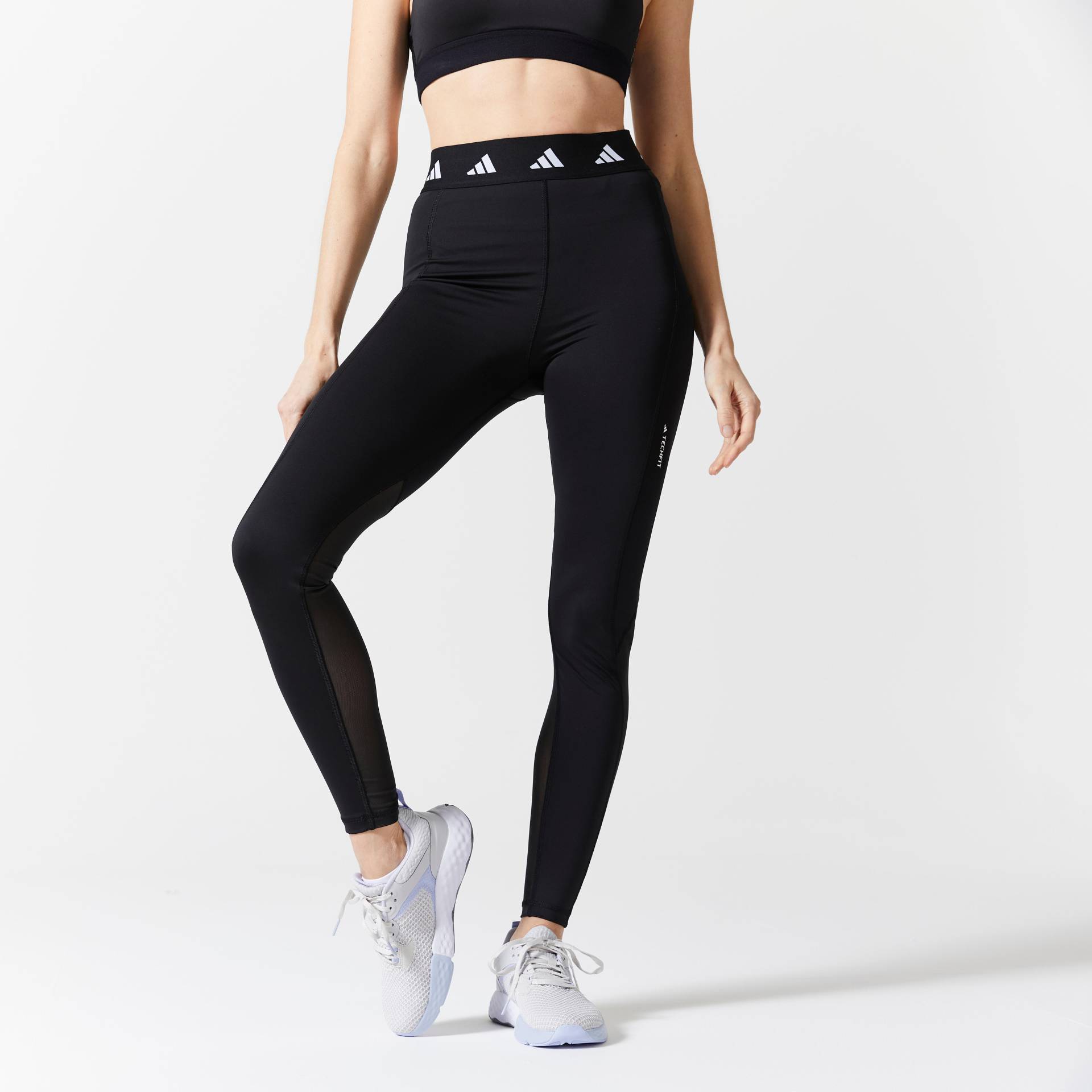 ADIDAS Leggings Damen - Techfit schwarz von Adidas