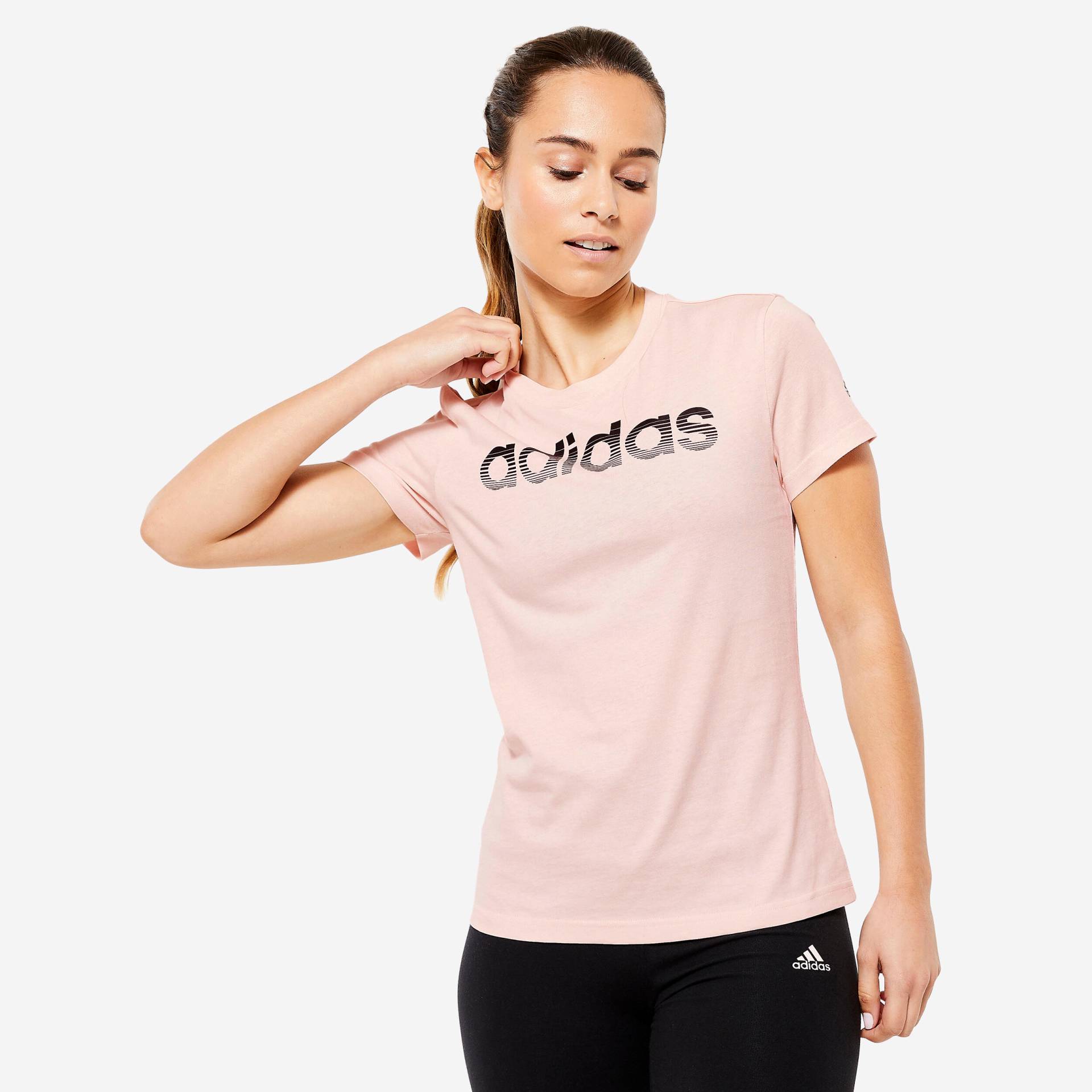 ADIDAS T-Shirt Damen - rosa von Adidas