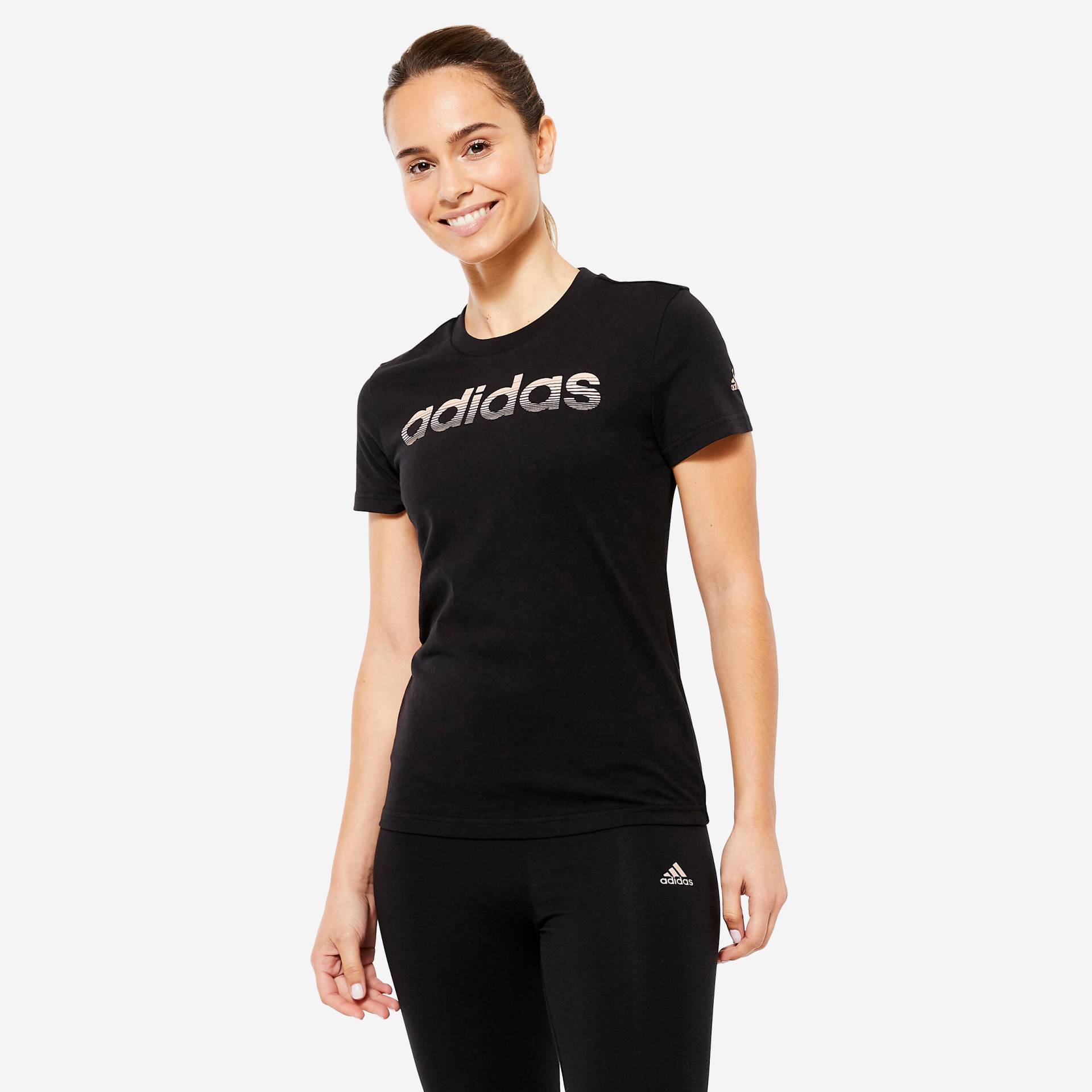 ADIDAS T-Shirt Damen - schwarz von Adidas