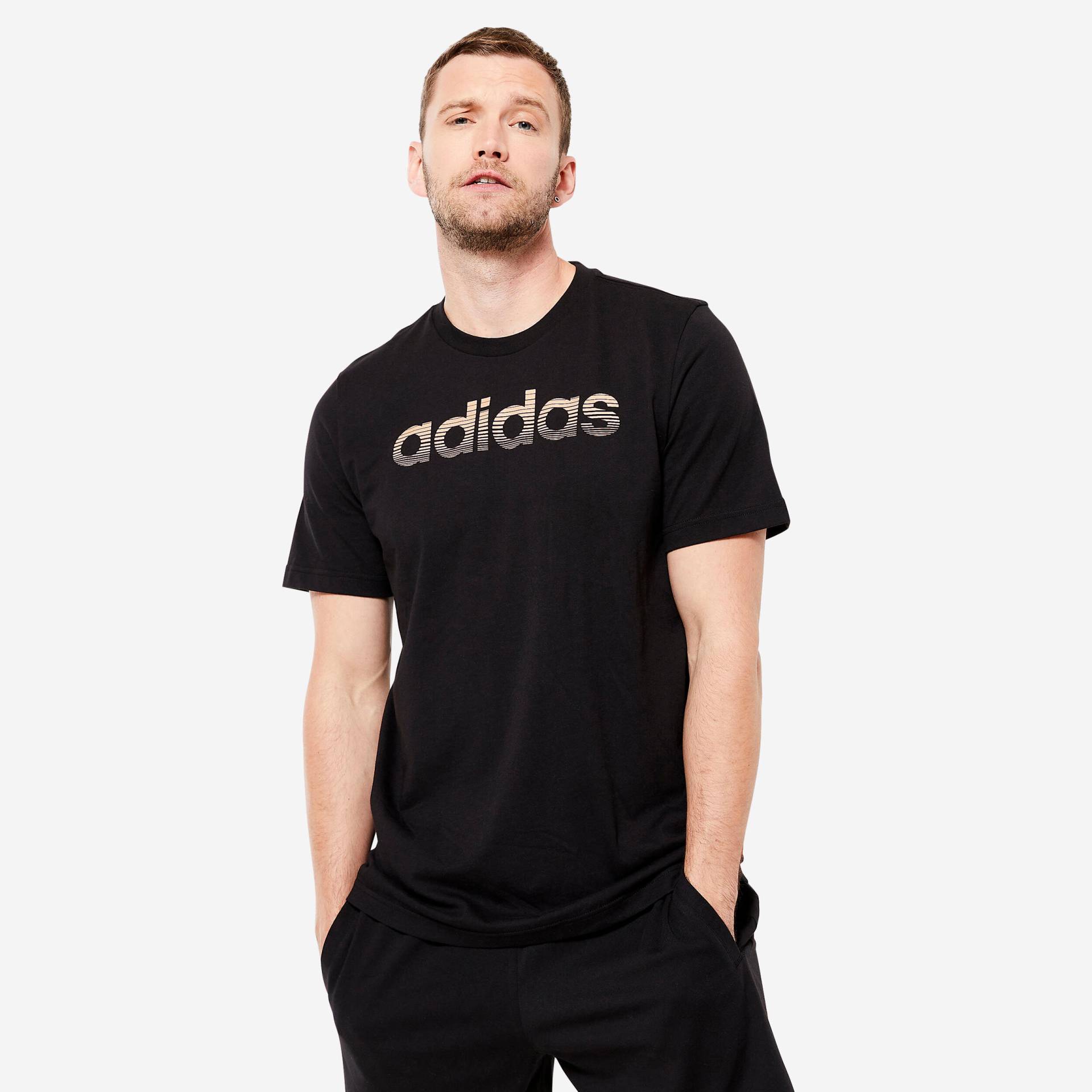 ADIDAS T-Shirt Herren weich - schwarz von Adidas