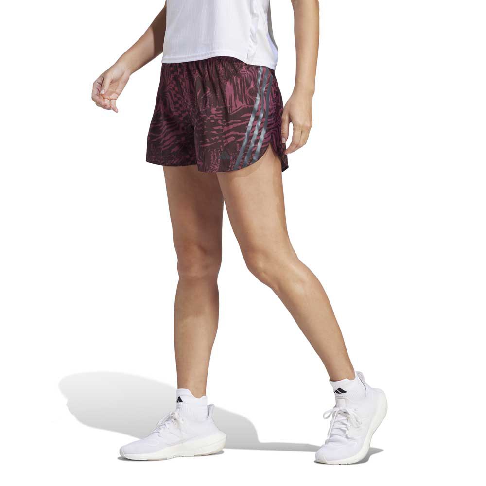 Adidas 3 Stripes Aop 3´´ Shorts Lila S Frau von Adidas