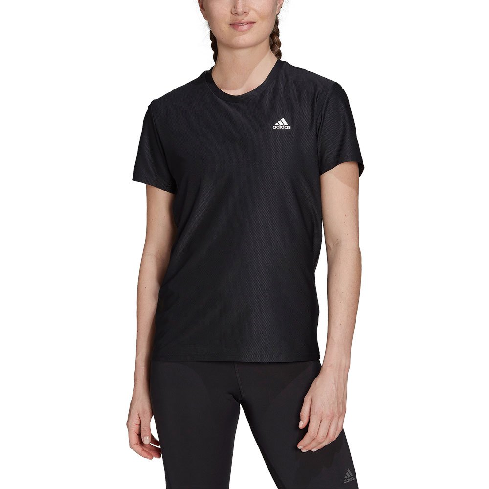 Adidas Adi Runner Short Sleeve T-shirt Schwarz S Frau von Adidas
