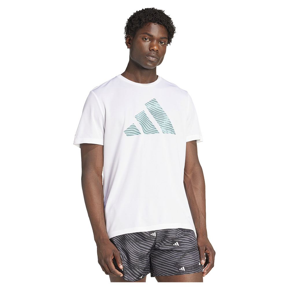 Adidas Adi365 Running Essentials Brand Love Short Sleeve T-shirt Weiß M Mann von Adidas