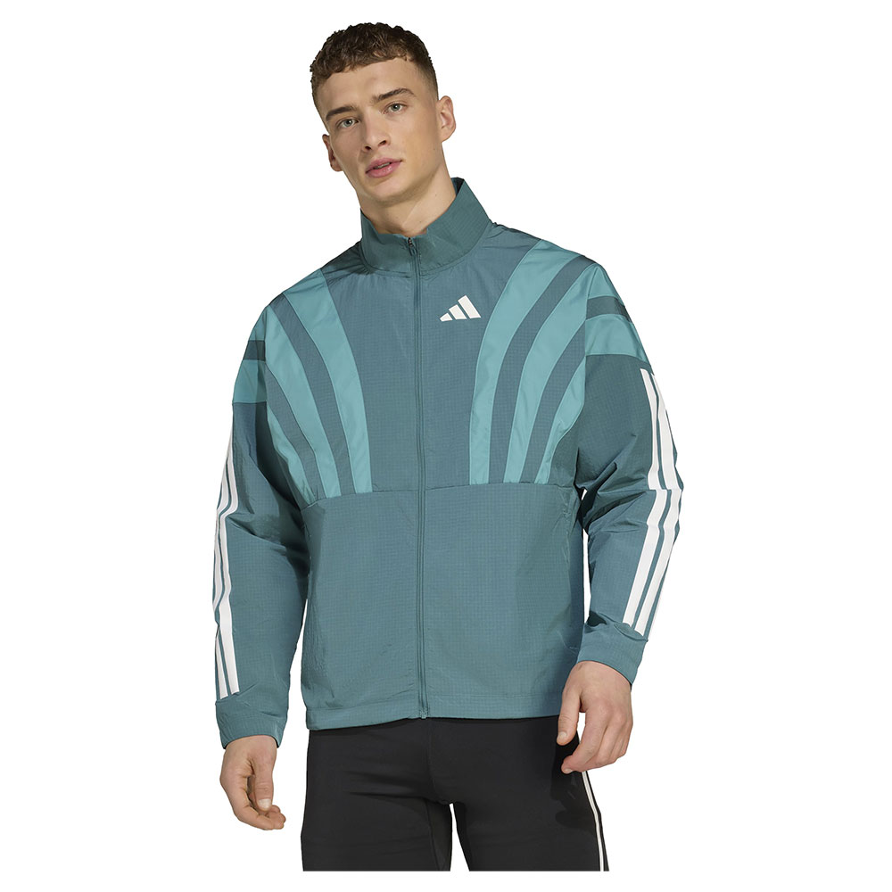 Adidas Adizero Archive Running Jacket Blau XL Mann von Adidas