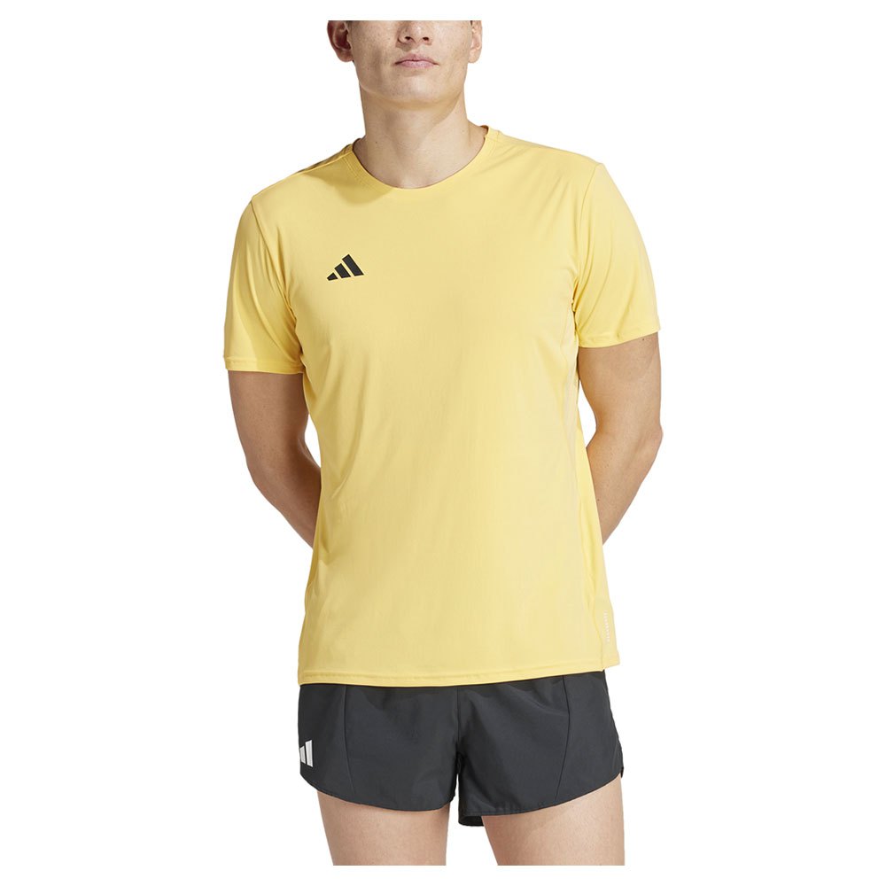 Adidas Adizero Essentials Short Sleeve T-shirt Gelb 2XL / Regular Mann von Adidas