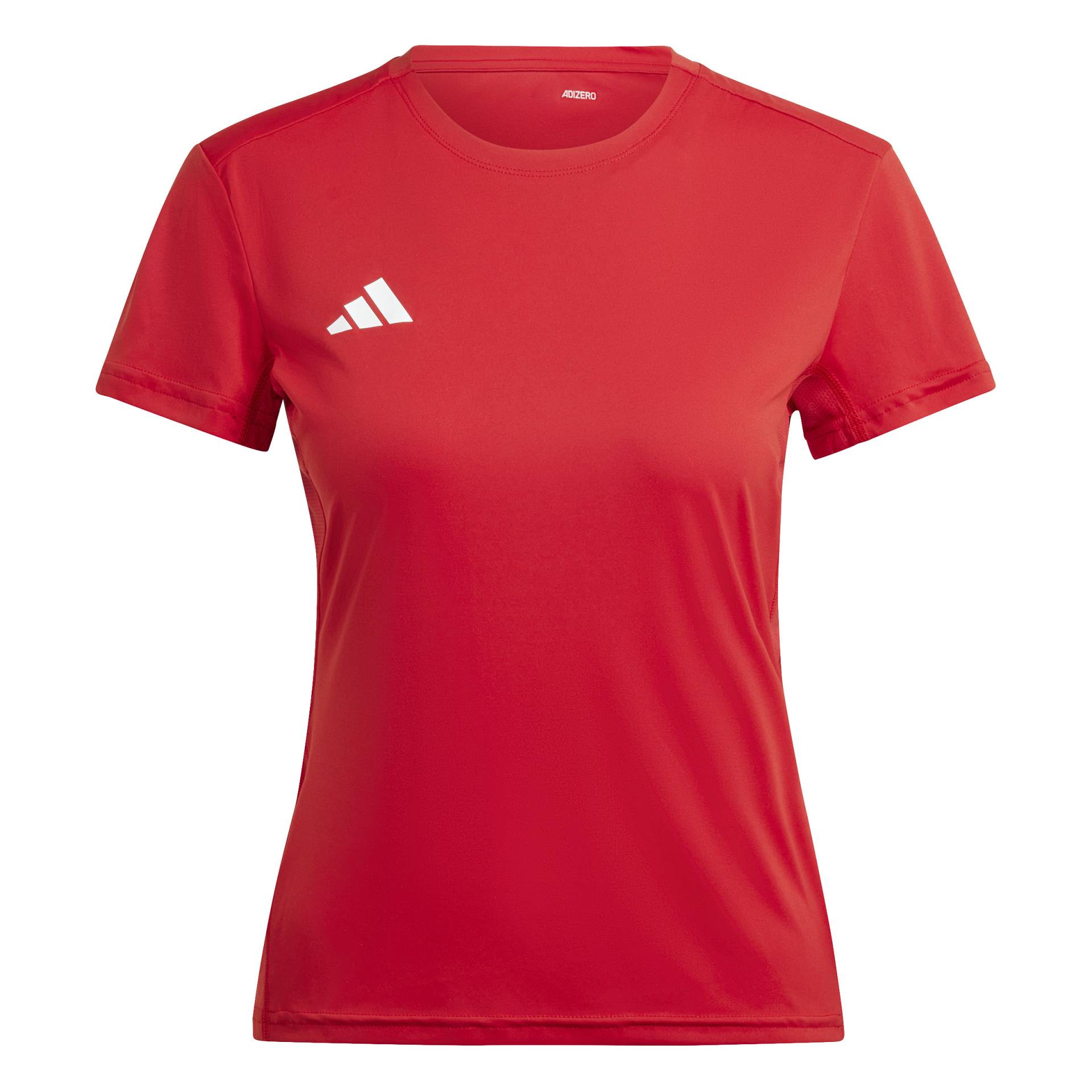 Adidas Adizero Essentials Short Sleeve T-shirt Rot S / Regular Frau von Adidas