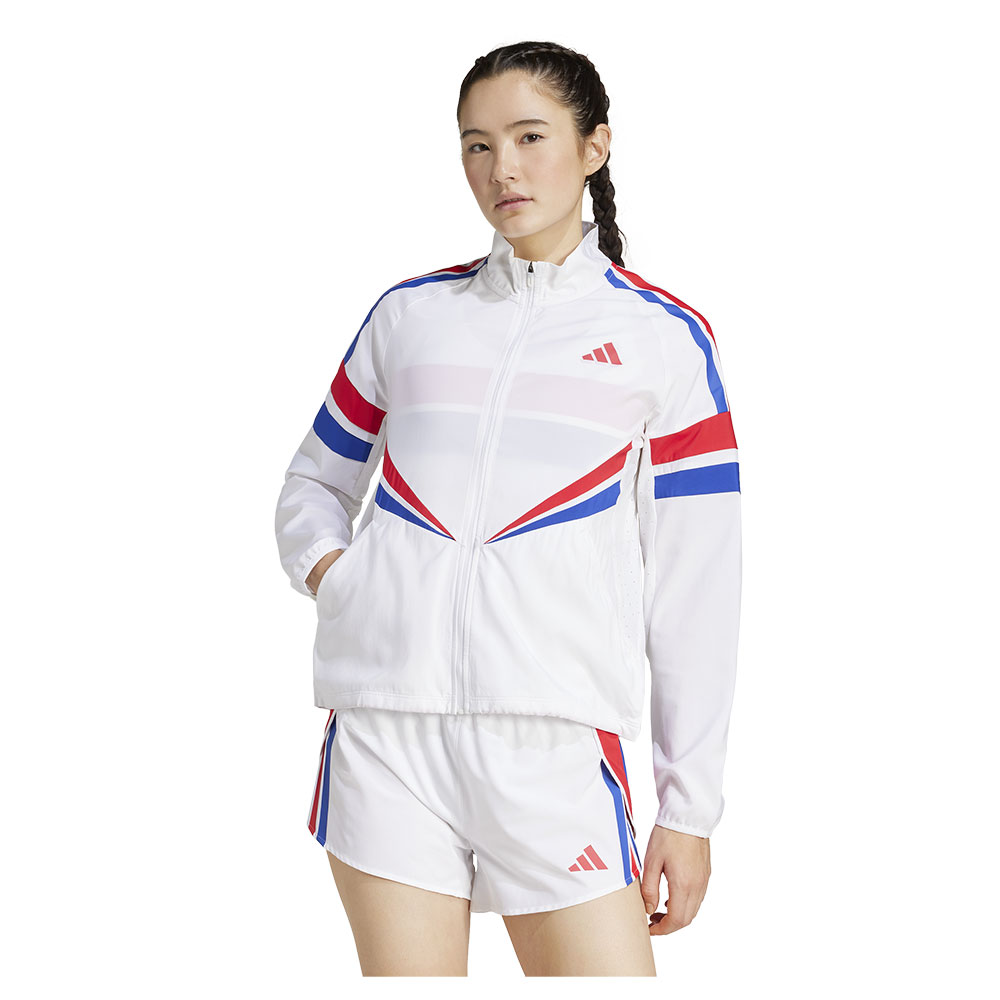 Adidas Adizero Retro Jacket Weiß XS Frau von Adidas
