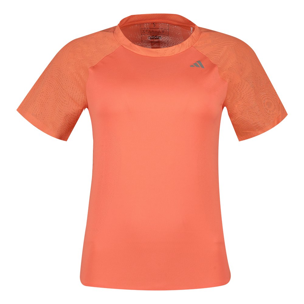 Adidas Adizero Short Sleeve T-shirt Orange M Frau von Adidas