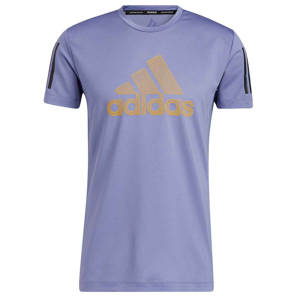 Adidas Aero Warri Short Sleeve T-shirt Lila XS / Regular Mann von Adidas