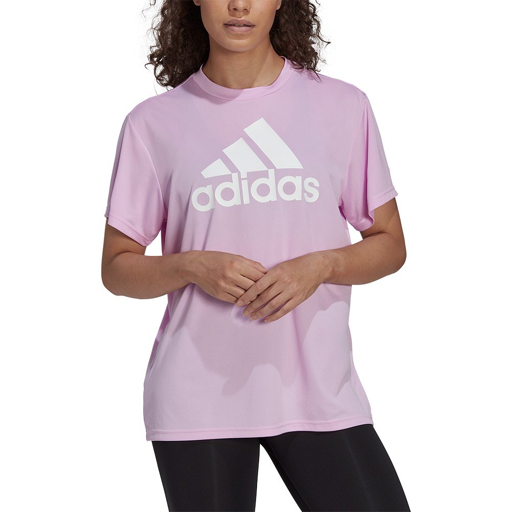Adidas Aeroready Designed To Move Sport Short Sleeve T-shirt Lila XS Frau von Adidas