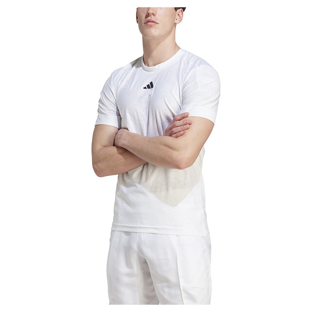 Adidas Aeroready Freelift Pro Short Sleeve T-shirt Weiß L Mann von Adidas