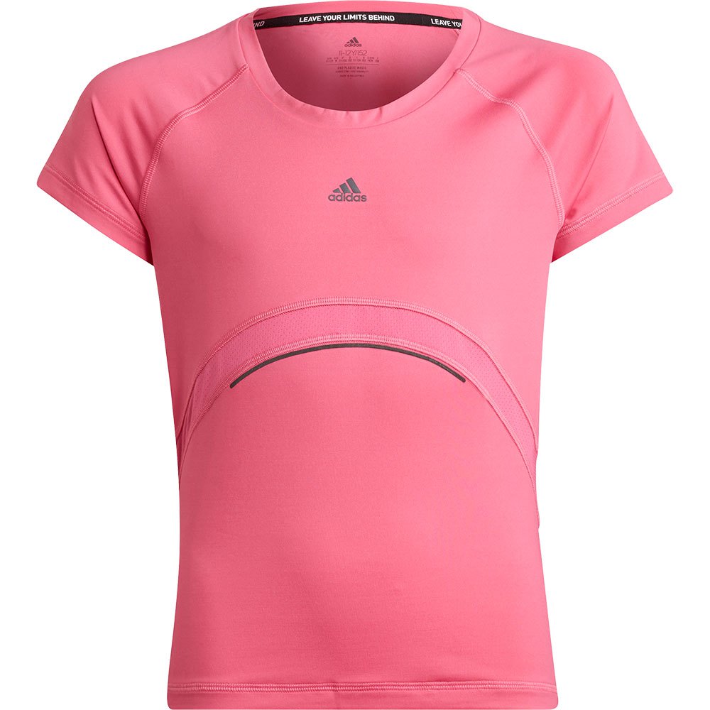 Adidas Aeroready Hit Short Sleeve T-shirt Rosa 11-12 Years Junge von Adidas