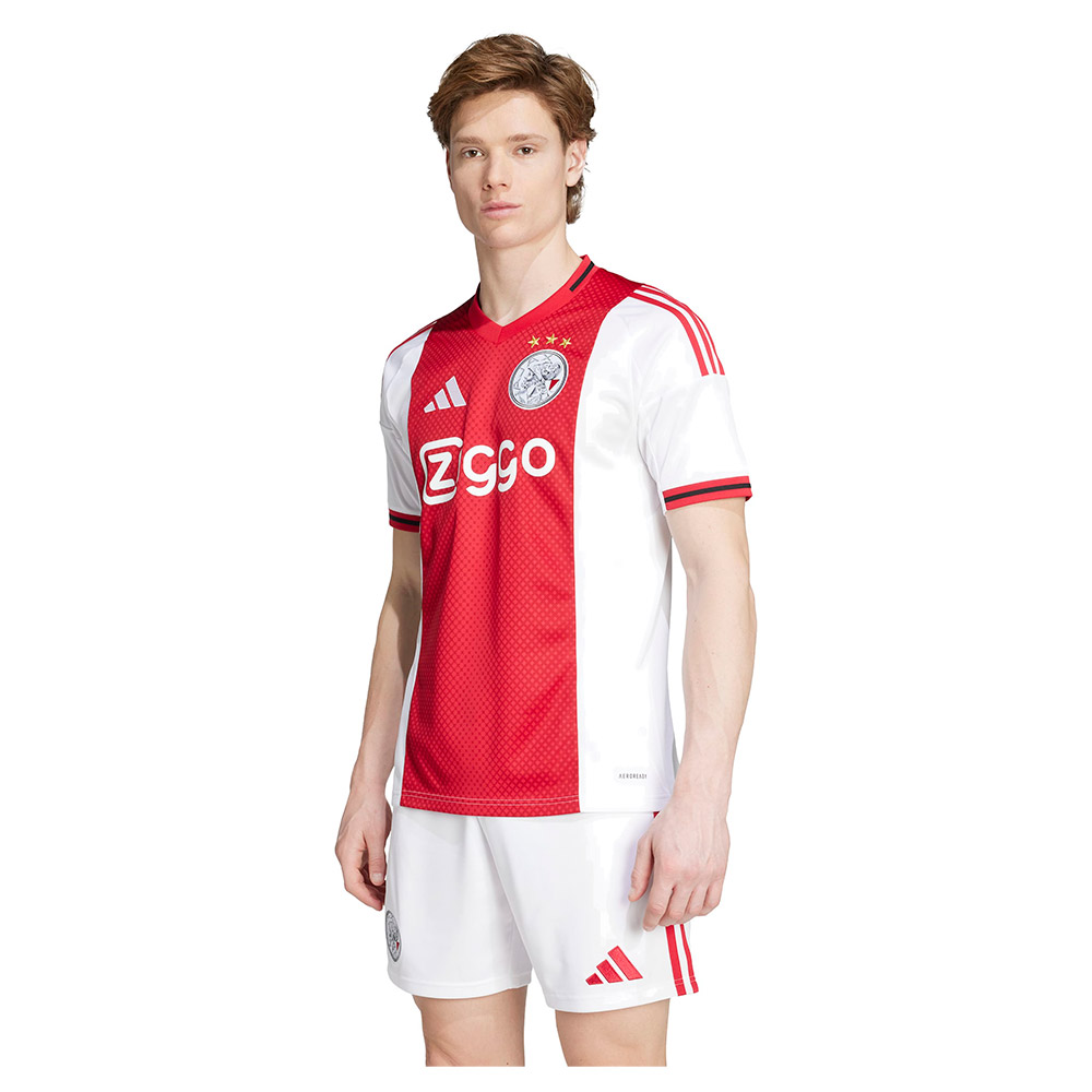 Adidas Ajax Amsterdam 25/26 Home Short Sleeve T-shirt Rot XL von Adidas