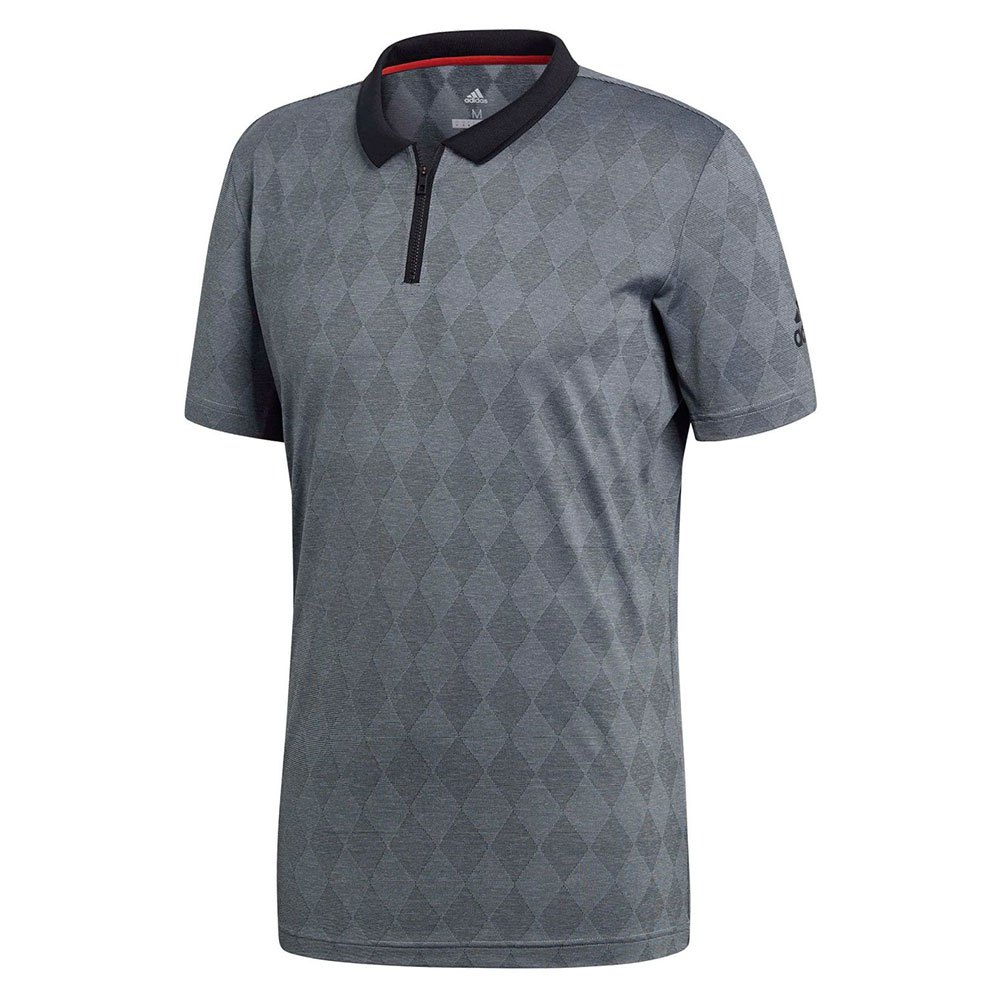 Adidas Barricade Short Sleeve Polo Shirt Grau XS Mann von Adidas