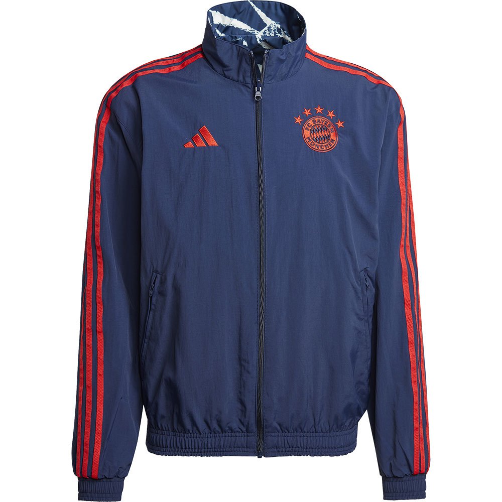 Adidas Bayern Munich Anthem 23/24 Jacket Blau M von Adidas